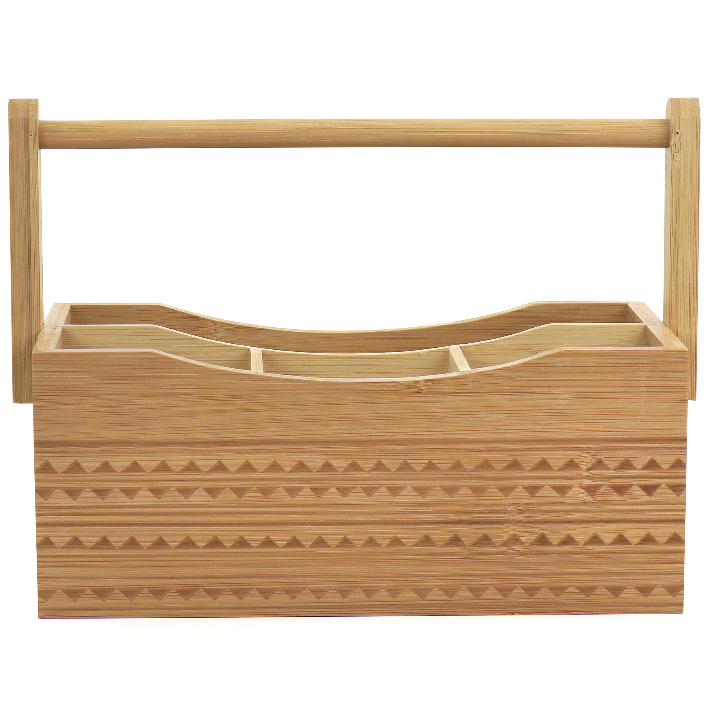 Foundry Select Alesis Wood Flatware Caddy | Wayfair
