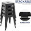 18 Inch Industrial Metal Counter Stools, Stackable Classroom Stools, Backless Metal Dining Chairs For Indoor Outdoor, Kitchen Bar Stools (Set of 4)-898822028-875976472