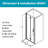 30"-31 1/4" W x 72" H Bi-Fold Frameless Shower Door with Clear Glass-102322977