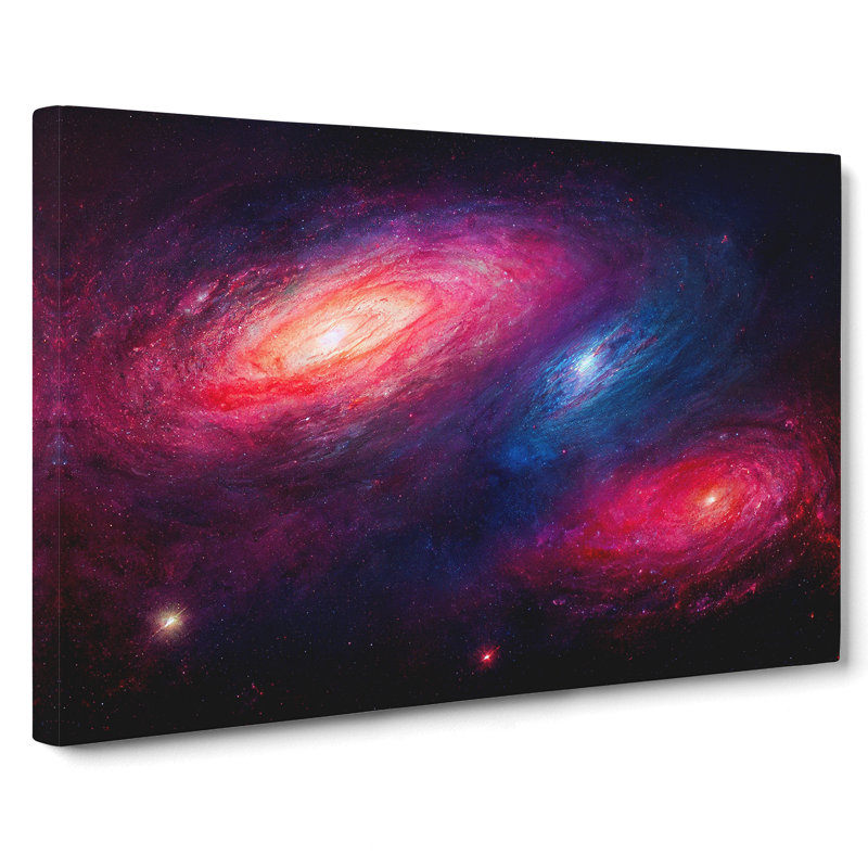 Futuristic Galaxy Vol.3 - Wrapped Canvas, 35cm H x 50cm W x 3cm D