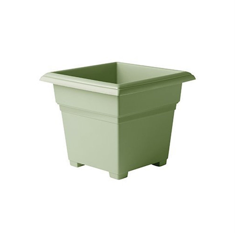 Kayenta Pot Planter, Sage, 13" H x 14" W x 14" D