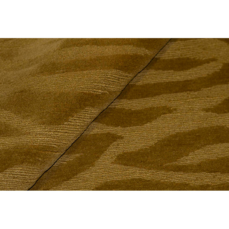 Tapis orange de haute qualité noué à la main
