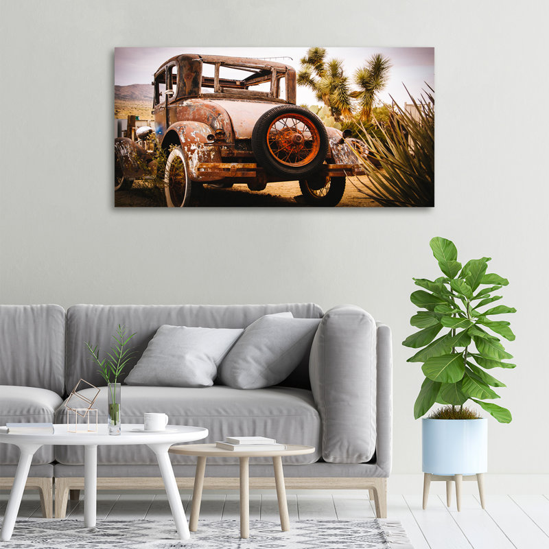 Car Wreck 1 Piece Wall Art on Canvas