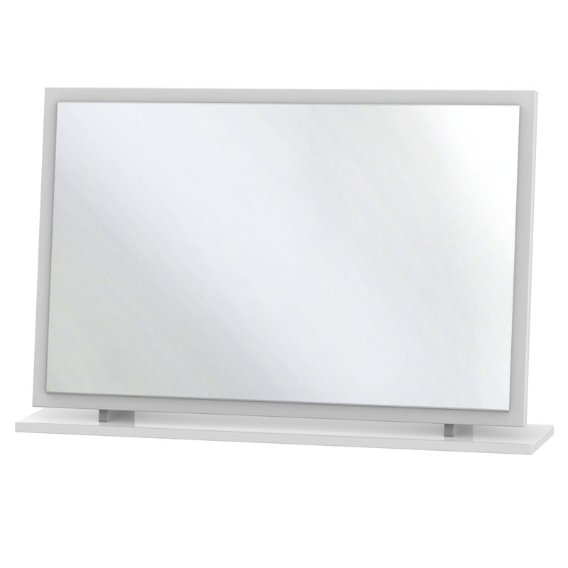 Fully Assembled Grety Dresser Mirror, White