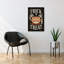 Affiche murale vintage d'Halloween « Des bonbons ou un sort »-290358278