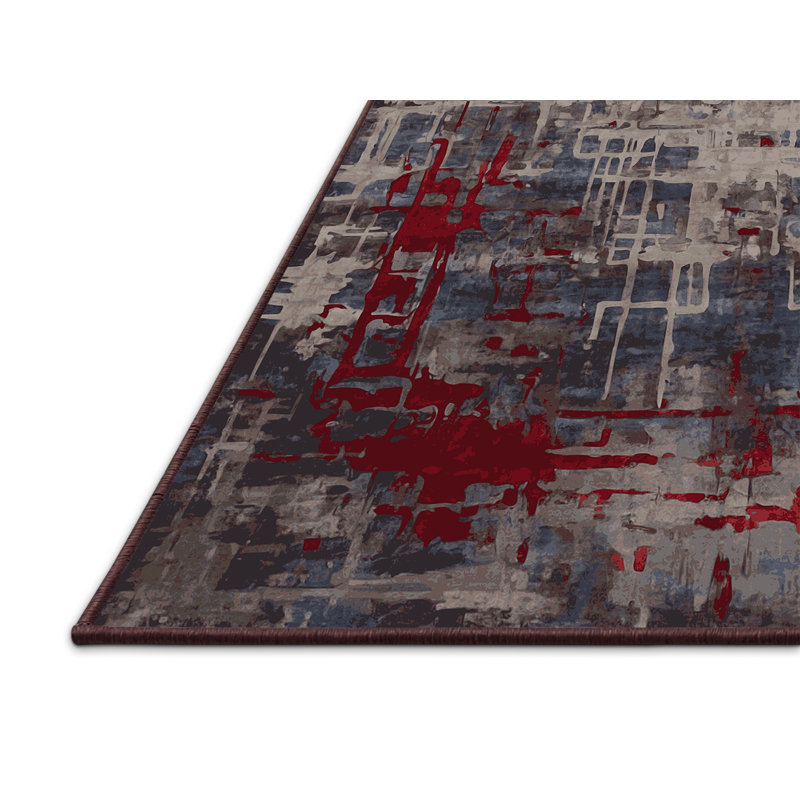 Silky Soft Plush Brown Area Rug, Rectangle 7' x 9'