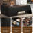 78-Inch L-Shaped Executive Desk Large Office Desk With Power Outlet, Storage Drawer, Lateral File Cabinet, Open Shelf And PC Stand For Home Office Study-1759325547