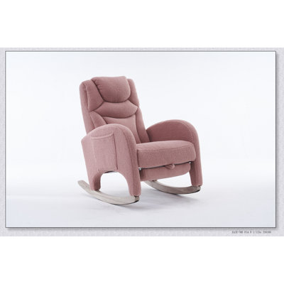 Chaise berçante avec repose-pieds réglable Teddy 