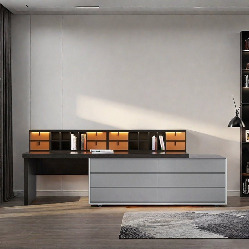 Coiffeuse moderne et simple de luxe, Gris foncé