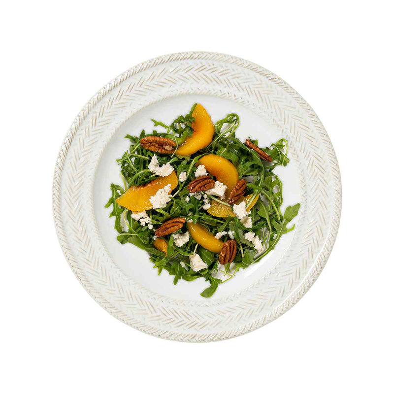 Le Panier Dessert/Salad Plate, Whitewash