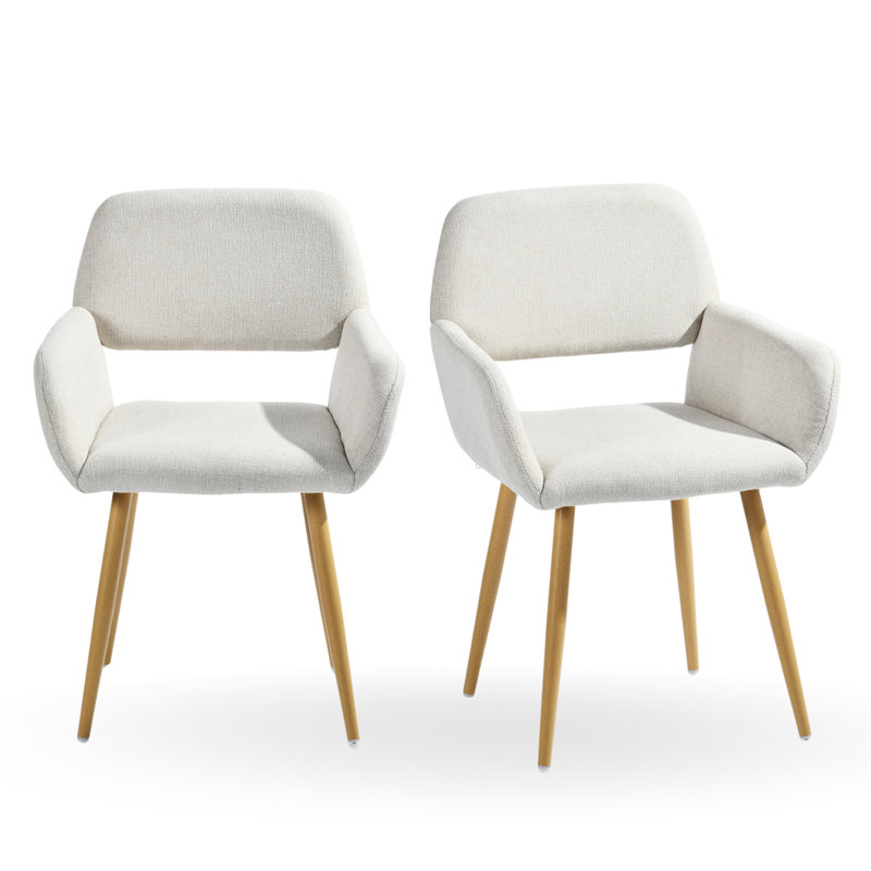 Upholstered Dining Chairs with Arm