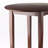 Hubbard Three-Piece High Table with Ladder-Back Bar Stools, Walnut