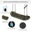 Freeport Park Ted Fabric Belt Swing Swing Seat with Chains