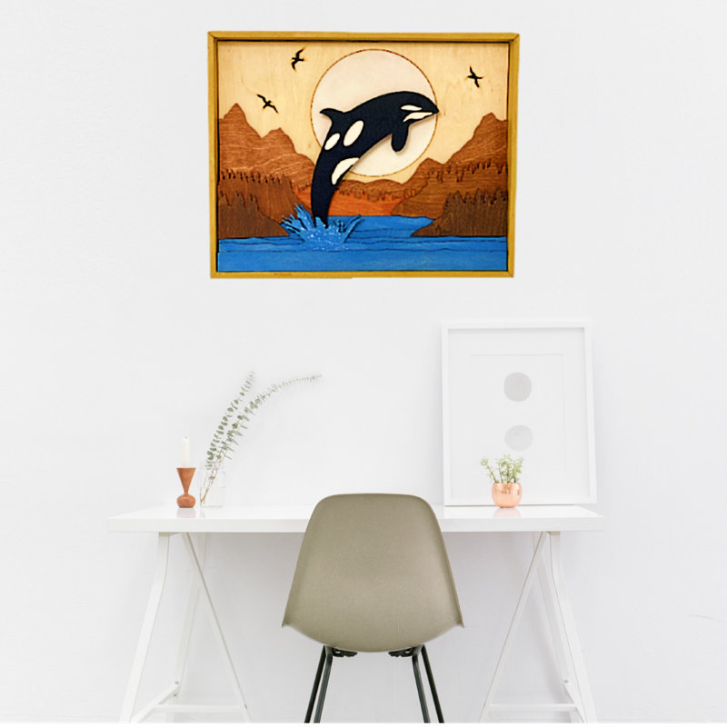 Shadow Box Print on Wood