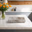 Vase en grès décoratif avec poignées - Design moderne glamour texturé
