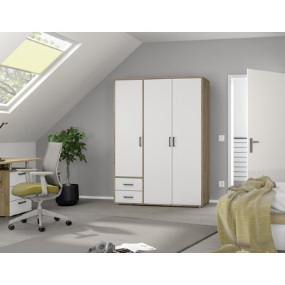 Velorin 3 Hinged Door Wardrobe available in many colour combinations 2 Drawer INCL. Delivery and Assembly