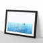 Solo Red Sailboat And Seascape - Single Picture Frame Painting on MDF-56705534-56705536