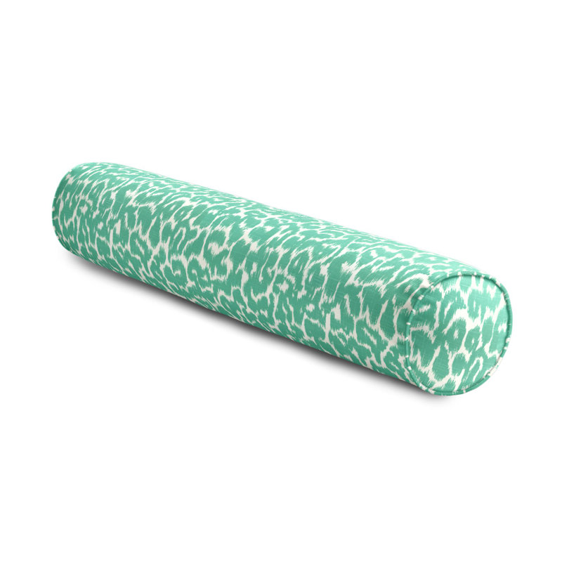 Tobi Fairley Tommye Bolster Pillow Cover & Insert, 9" x 36", Green