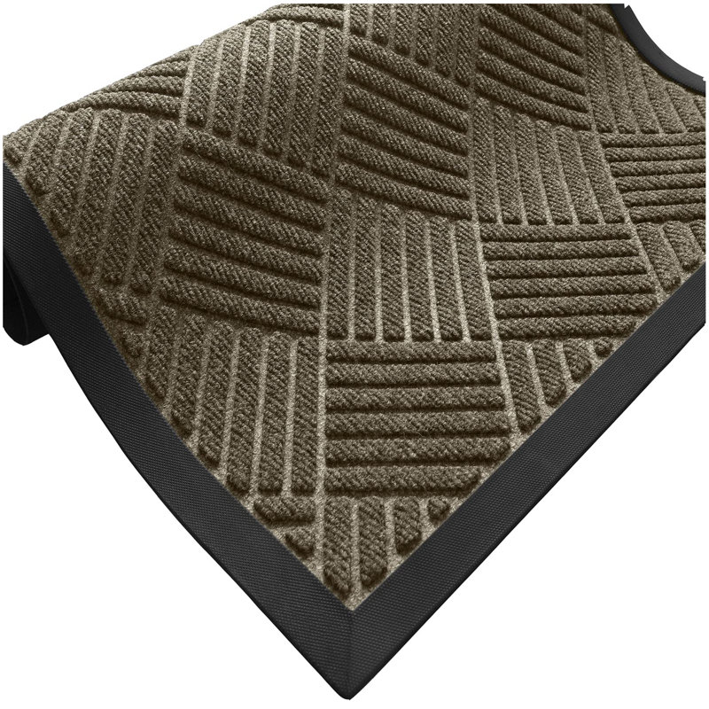 Non-Slip Outdoor Door Mat, Brown, 61cm W x 116.8cm L
