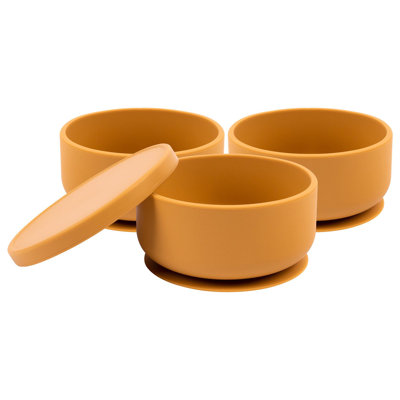 Tiny Dining - Baby Silicone Suction Bowls with Lid