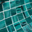Carreau de mosaïque en verre de qualité supérieure texturé à bords droits de 1,4 po x 1,4 po-109868473
