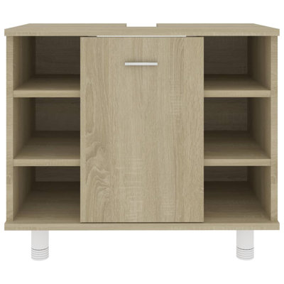 Bergthold 60cm Free-Standing Single Bathroom Vanity Base Only