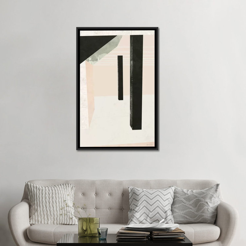 «Out in II», reproduction d'impression sur toile, H 26 po x l 18 po x P 1,5 po, Toile avec cadre noir, Pas de tapis