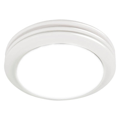 80 CFM Bathroom Fan with LED Light Round Ceiling Exhaust Ventilation Fan