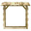 Alpen Home Pergolas With Roofs 2 Pcs 100X90x100 Cm Impregnated Pinewood