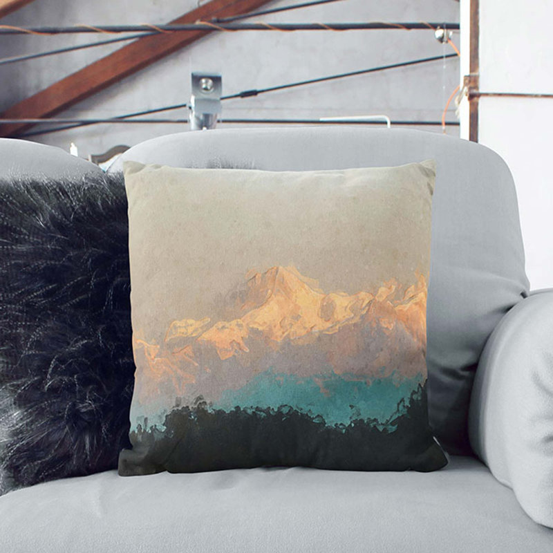 Square Cushion, 55cm H x 55cm W x 20cm D, Stone