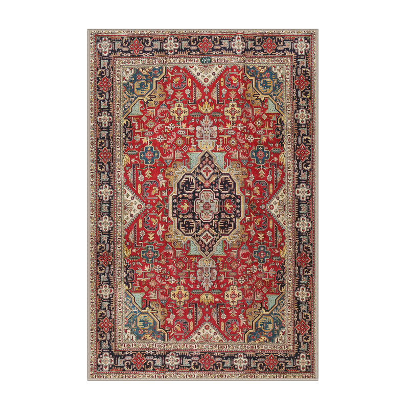 Crotzer Oriental Indoor Rug, Rectangle 2' x 3'