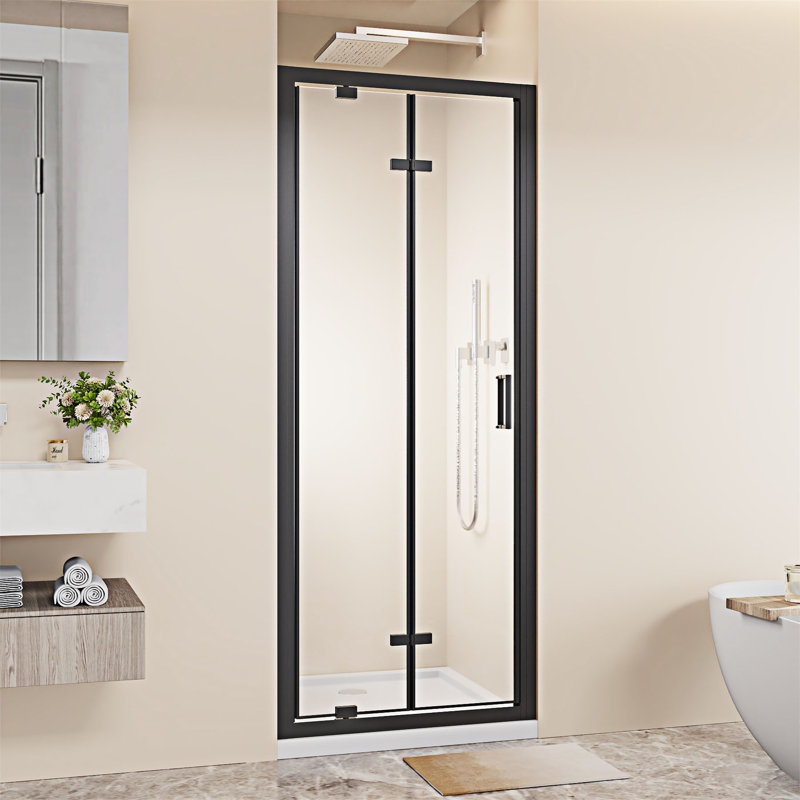 Framed Bi-Fold Pivot Folding Shower Door