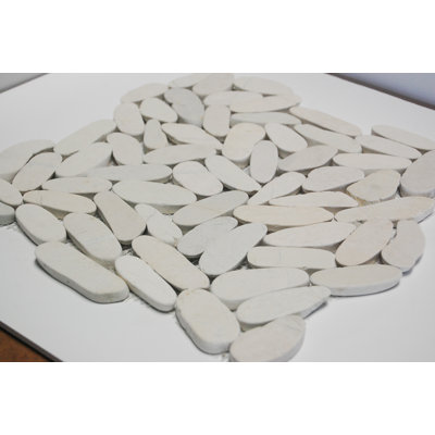 Island Random Sized Natural Stone Mosaic Tile in Beige