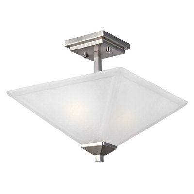Bendigo Glass Semi Flush Mount