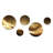 Gold Elegant Modern Sofa III - Modern Waves Metal Wall Décor