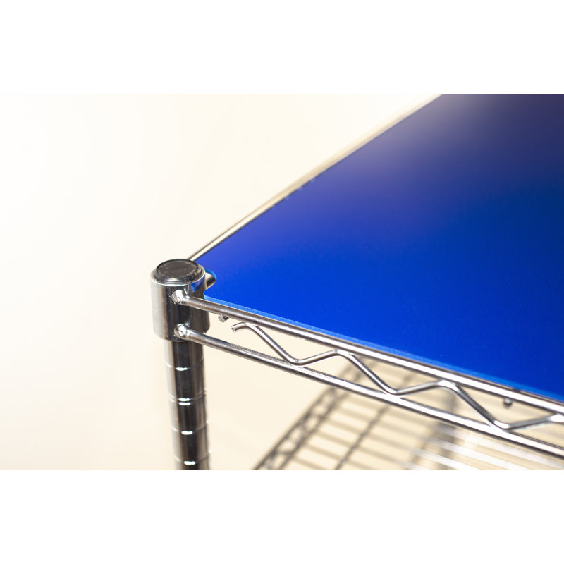 Doublure de tablette en PVC, H 0,125 po x l 23 po x P 13,25 po, Bleu