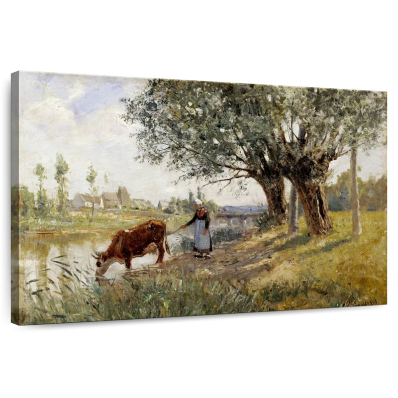 Alvord, campagne près de Grez-sur-Loing, 1889, H 26 po x l 39 po