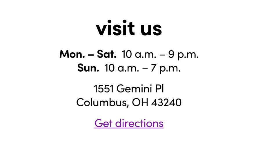 Visit today! Now open