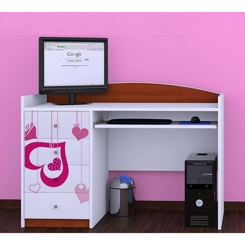 Mingus 125cm Computer Desk, Brown