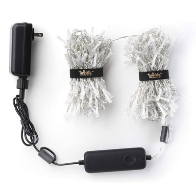 Twinkly Smart Decorations 190 LED RGB App Controlled Icicle Lights