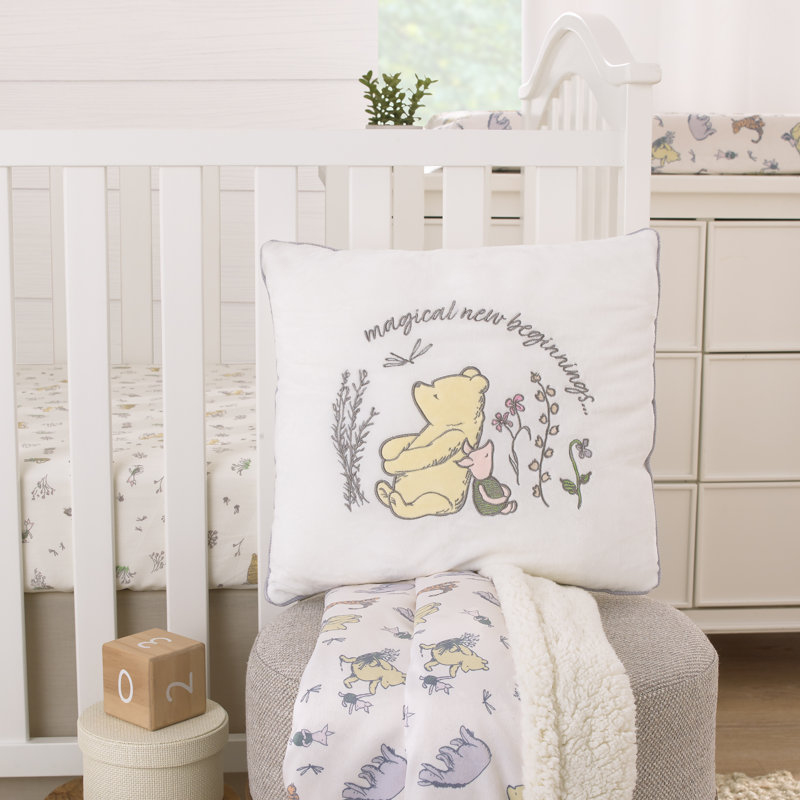 Housse de coussin carrée en polyester Classic Pooh - Naturally Friends