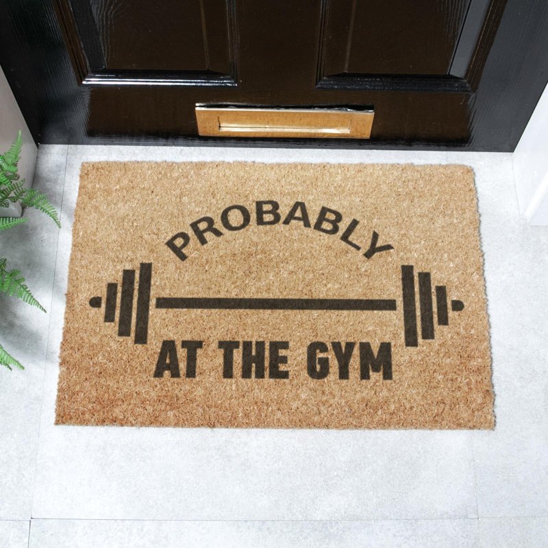 Bergin Non-Slip Outdoor Doormat, Rectangle 40 x 60 cm