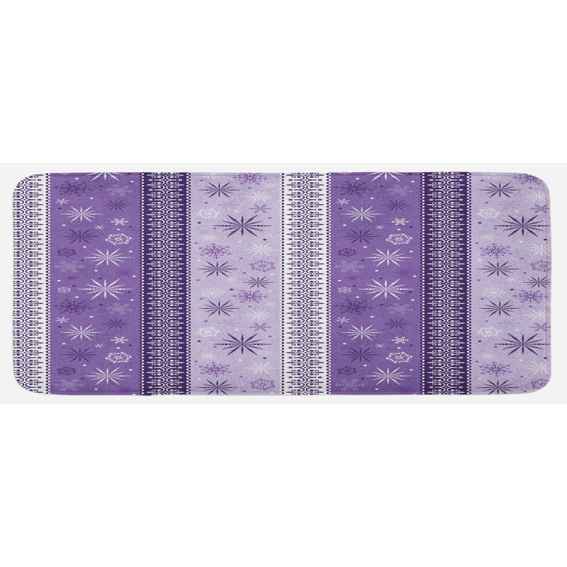 Tapis de cuisine Scroll Western Christmas