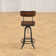 Fabron Swivel Counter Stool with Metal Frame