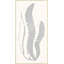 Silver Leaf Sea Grass 1' Framed Graphic Art Print on Glass
