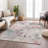 Machine Washable Indoor/Outdoor Jenning ACN2264 Floral Rug-513403882