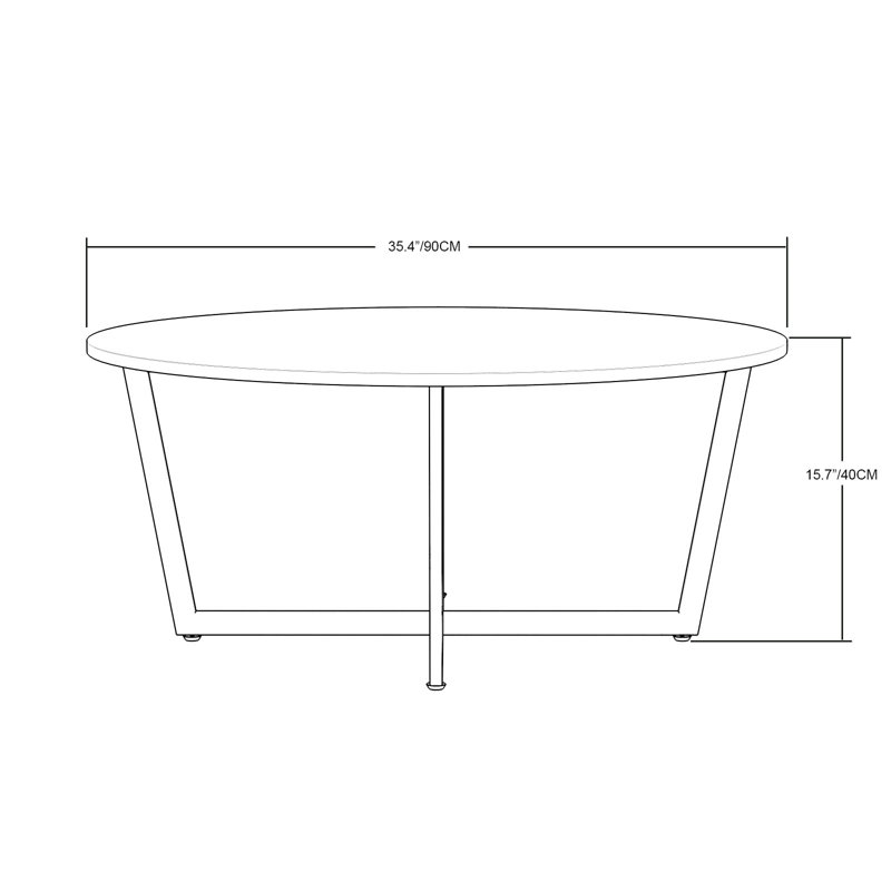 Jagdesh Single Coffee Table, Brown