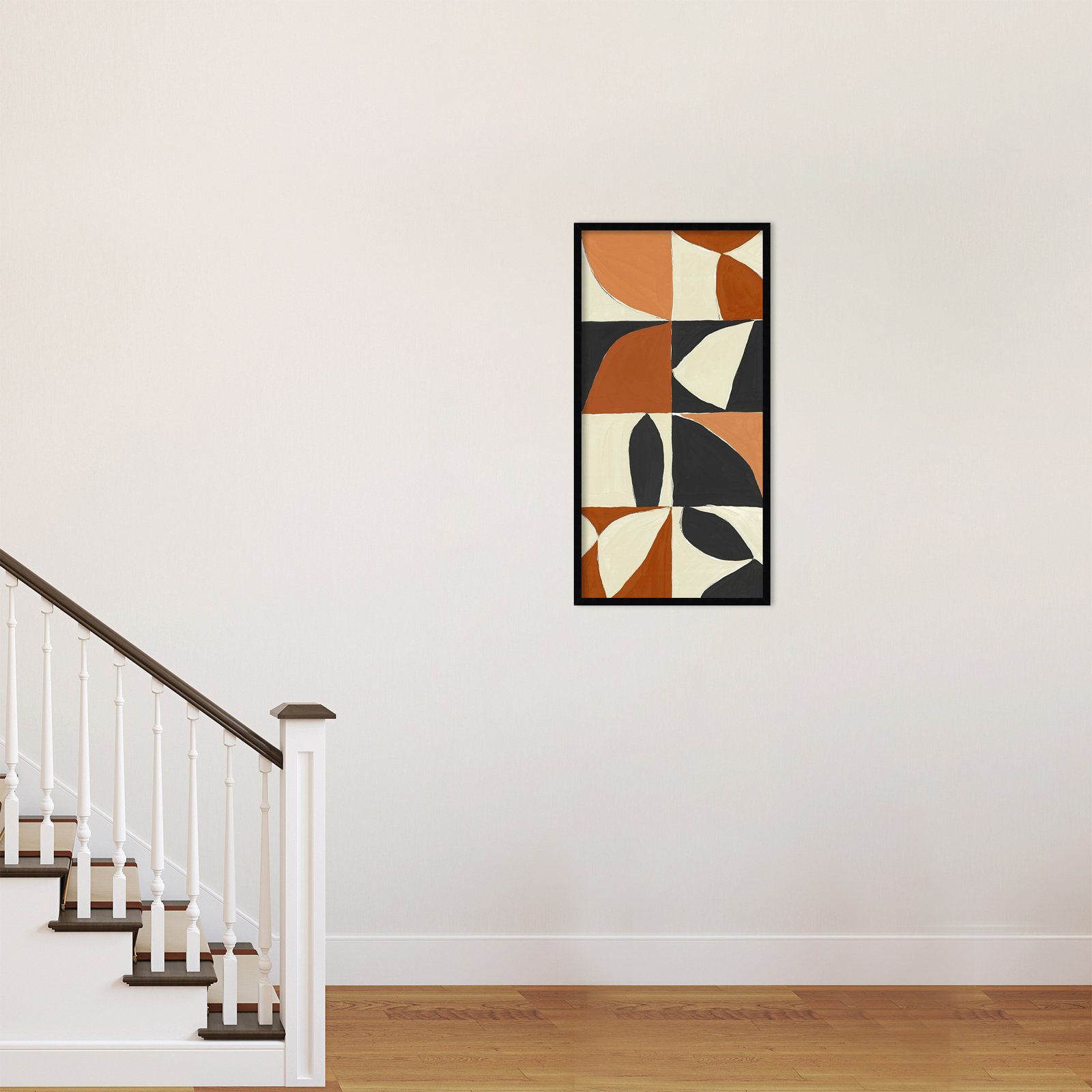 Honoring Matisse Warm by Isabelle Z, Black, 41" H x 21" W x 1" D