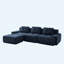 Canapé modulaire surdimensionné 117 en velours côtelé 117 po avec repose-pieds-202656805