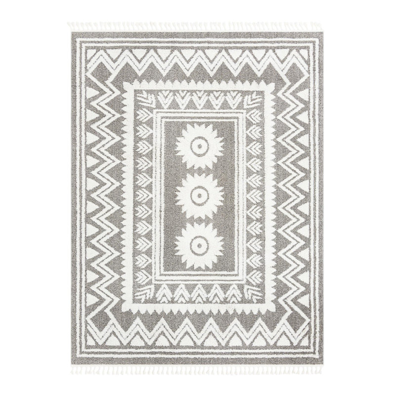 Mical Geometric Indoor Rug, Rectangle 9' x 12'